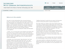 Tablet Screenshot of germananthropology.com